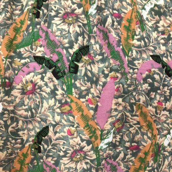 ba&sh Jasmine Botanical Print Shirt Dress Size XS Cotton Blend - Picture 5 of 8